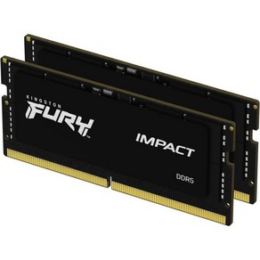 킹스턴 퓨리 임팩트 64GB 2x32GB 5600MTs DDR5 CL40 노트북 메모리 키트 2개  저전력 소모 인텔 XMP, Kit of 2_64gb