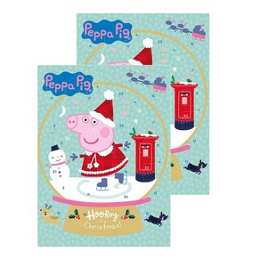 페파 피그 어드벤트 캘린더 초콜릿 Peppa Pig Advent Calenda, 75g, 2개