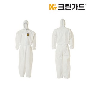 크린가드 A30 보호복 후드 흰색 L XL 43033 43035