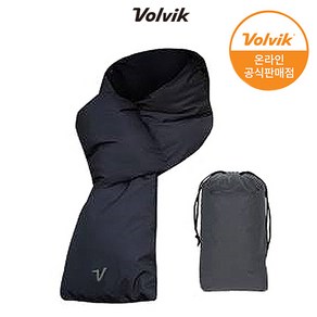 볼빅 VOLVIK 패딩 넥 워머 겨울 방한용품 목도리, 블랙