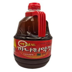 국산 백령도 까나리 액젓 2.2kg 1 /2 /3 /5 무방부제 무색소, 1개