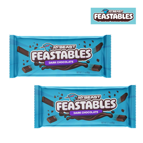 [MBeast] [1+1] 미스터비스트 초콜릿 다크 초콜릿 60g 2개 피스터블 초콜릿 Feastables MBeast Chocolate Ba, 1세트, 120g