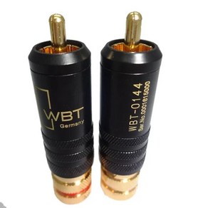 WBT-0144 금도금 RCA 플러그 잠금 납땜 오디오 및 비디오 연결 1PC, 01 One size