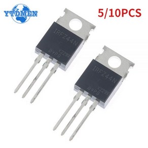 MOSFET 트랜지스터 IRFZ44N TO-220 고전력 IRFZ44NPBF 49A 55V 전계 효과 IRFZ44 5 개 10, 5pcs