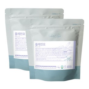 스위트페이지 플레인요 파우더 1kg 2개세트, 1개입, 2개