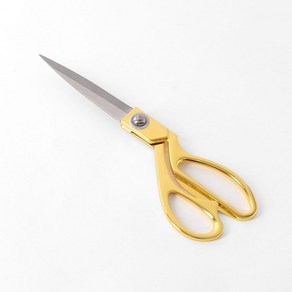 스텐 원단 재단가위 24cm, 골드, 1개