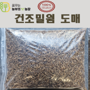 대용량 건조밀웜 도매 100% 국내산 300g, 1개