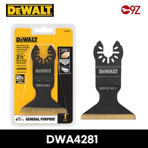 디월트 DWA4281 만능컷터날 못박힌목재절단용 폭65mm 티타늄코팅 멀티컷터날, 1개