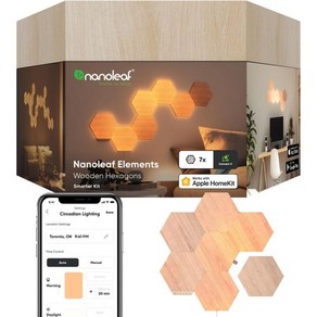 Nanoleaf NL52K7006HB7PK Elements Hexagon Lights State Pack 7개 세트 스마트 조명 게임 패널 인테리어, State Pack (7 Pieces)