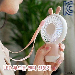 LED핸드형선풍기 LED미니선풍기 곰돌이선풍기 KC인증