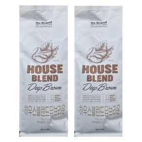 노브랜드 하우스 블렌드 딥브라운 1kg x 2개 총 2kg