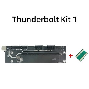 썬더볼트 외장 카드 디스플레이 3 SSD PCIE 3.0x4, 04 Thundebolt Kit 1, 한개옵션1, 1개