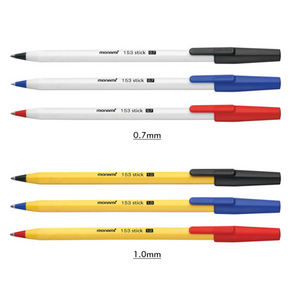 모나미 153스틱 볼펜 0.7/1.0mm/모나미볼펜, 0.7-적