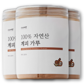 프리미엄 계피가루 시나몬가루 100%, 3개, 200g