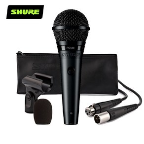 [슈어정품] 정품 슈어 SHURE PGA-58 보컬용 유선마이크 다이나믹마이크 마이크커버+케이블, XLR(암)-55(수) 5M