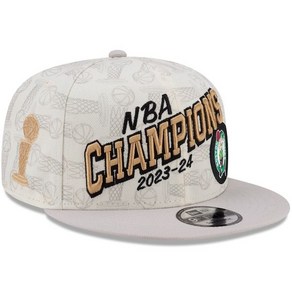 [해외] 1062145 뉴에라 모자 NBA 보스턴 셀틱스 2024 NBA Finals Locker Room 9FIFTY Hat Cream