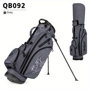 PGM QB092 스탠드 골프백 입문 초보자 클럽 골프 가방, 그레이