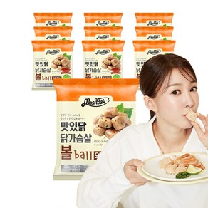 맛있닭 닭가슴살볼 오리지널, 100g, 10개