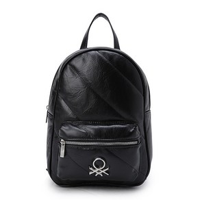 베네통 logo leathe knapsack_62IZDY06H100