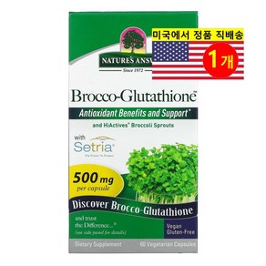 Natue's Answe 브로콜리 추출 글루타치온 500mg Bocco Glutathione, 1개, 60정