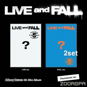 [2종세트] Xdinay Heoes 엑스디너리 히어로즈 LIVE and FALL 5집 포토북 미니앨범