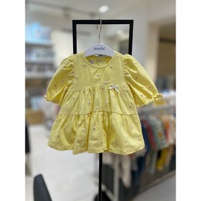 [압소바] 봄특가 /봄 가을 초여름까지 입기 좋은 면 원피스 /7부 기장으로 한여름 에어컨빵빵한 실내에서도OK /상큼한 레몬컬러가 시선집중*데이지OP*