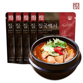 집국백서 부대찌개, 5개, 500g, 부대찌개  500g 5팩