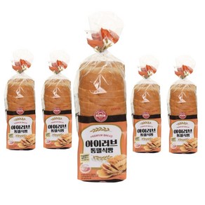롯데 아이러브 통밀식빵 500g x 5봉, 5개