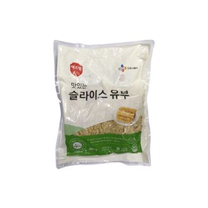 CJ 이츠웰 맛있는 슬라이스 유부 500G, 1개