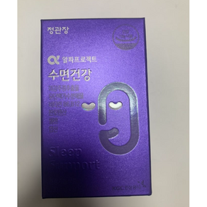 정 알파프로젝트 수면건강 700mg 30정, 1개