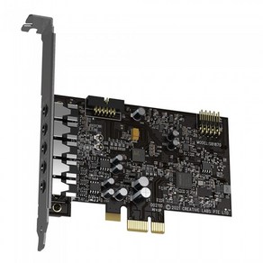 CREATIVE 사운드 블라스터 AUDIGY FX V2 내장형 사운드카드 (PCI-E), 1개