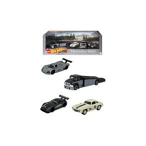 핫 휠 (Hot Wheels) 프리미엄 컬렉터 세트 아소트 메르세데스 벤츠 986H-GMH39 그레이 GMH39-986H, 1개