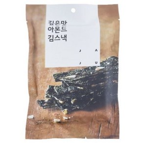 [JAJU/자주] 짭조름한 김과 고소한 아몬드의 감칠맛 가득한 만남 깊은 맛 아몬드 김 스낵, 1개, 20g