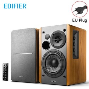 블루투스스피커 Edifie R1280DB Bluetooth 책장 20 옵티컬 입력 컴퓨터 42W RMS 리모컨 포함, 1) Bown EUPlug, 1) BownEU Plug