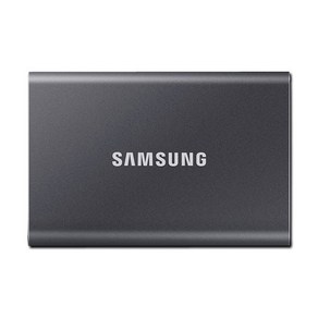 [삼성전자] 외장SSD Potable T7 공식인증 [USB3.2 Gen2] 1TB[1TB/타이탄 그레이] [MU-PC1T0T/WW]