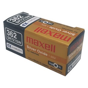 맥셀 MAXELL 시계배터리 362(SR721SW) - 10알 SILVER 배터리, 10개, 10개입