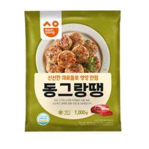 삼양 동그랑땡, 1kg, 6개