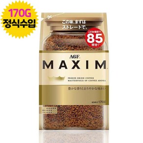 일본 AGF 맥심 인스턴트 커피 리필 170g, 1개입, 1개