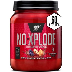 노익스 BSN N.O.-XPLODE Pe Wokout, 프룻펀치, 1개, 60회분