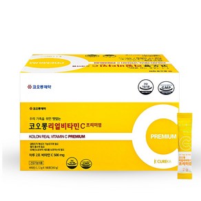 코오롱제약 리얼 비타민C 프리미엄 대용량 180포 (3개월분), 500mg, 1개