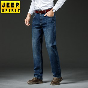 JEEP SPIRIT 지프 스피릿 남성 가을 겨울 캐주얼 스판 편안한 일자핏 청바지 J8032+사은품