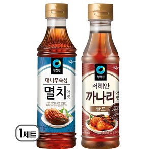 청정원 멸치액젓 750g + 까나리액젓 750g [1+1], 1세트, 1.5kg