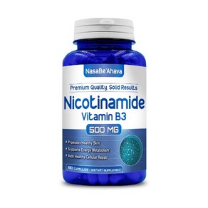 나사비아하바 니코틴아미드 비타민B3 500mg 180정 NasaBeahava Nicotinamide Vitamin B3, 1개