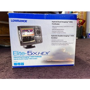 Lowrance Elite- 5 XHDI 어군 탐지기 브랜드 새 제품