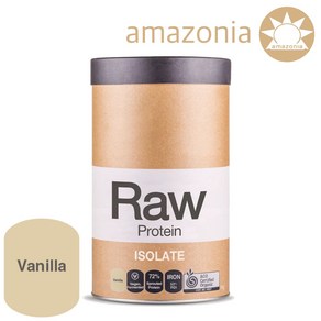 아마조니아 (Amazonia) RAW 단백질 보충제 아이솔레이트 바닐라 다이어트쉐이크, 1kg, 1개