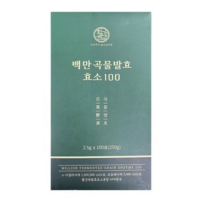 활강원 백만 곡물발효 효소 100 2.5g x 100포 t, 250g, 1개