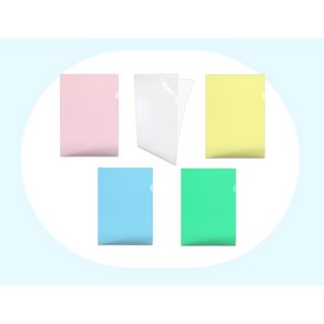 오피츄 A4 고급형 L홀더 10입, 10개입, 노랑