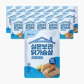 미트리 실온보관 닭가슴살 오리지널, 100g, 20개