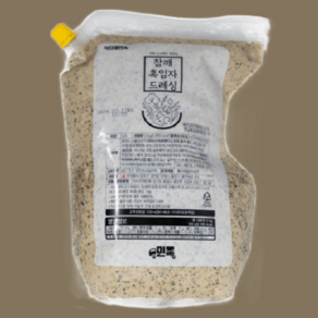 식자재민족 참깨 흑임자 드레싱, 1개, 2kg