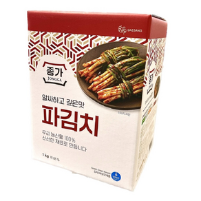 코스트코 종가집 파김치 1kg 무료배송/ 냉장 국산농작물100% 밥반찬 알싸하고깊은맛, 1개